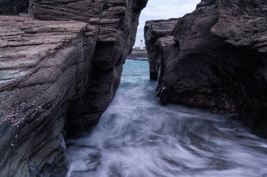 Godrevy Cornwall İngiltere İngiltere dalgaları