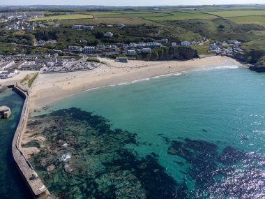 Cornwall 'dan Portreath İngiltere insansız hava aracı. 
