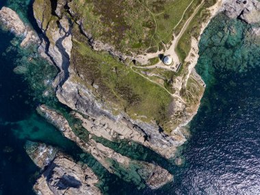 Cornwall 'dan Portreath İngiltere insansız hava aracı. 