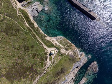 Cornwall 'dan Portreath İngiltere insansız hava aracı. 