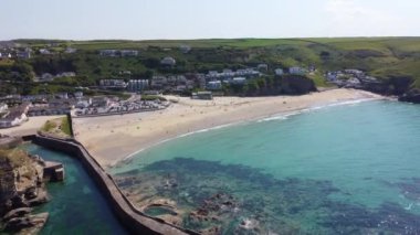 Portreath Cornwall İngiltere Hava Aracı 'ndan İngiltere 