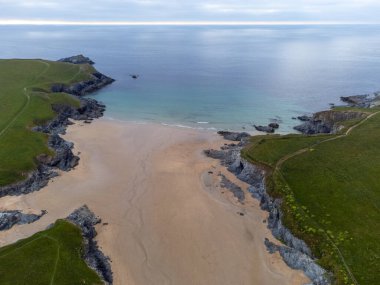 Çok şakacı sahil Cornwall UK 