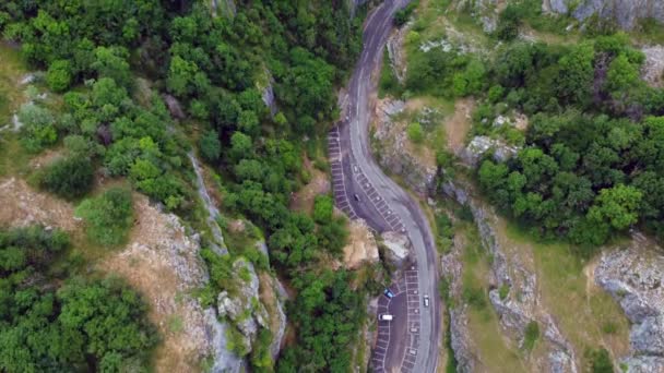 Cheddar Gorge Somerset England Air Drone Aérien — Video