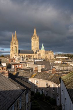 Truro gökyüzü hattı Cornwall İngiltere 