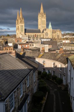 Truro gökyüzü hattı Cornwall İngiltere 