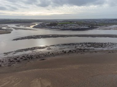 Devon İngiltere kıyısındaki Appledore. 