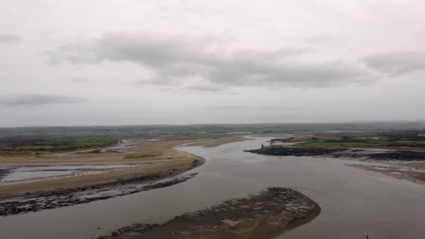 Vedere Aeriană Dronei Appledore Devon Anglia Marea Britanie — Videoclip de stoc