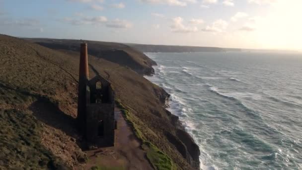 Wheal Coates Mine Air Cornwall England — Video