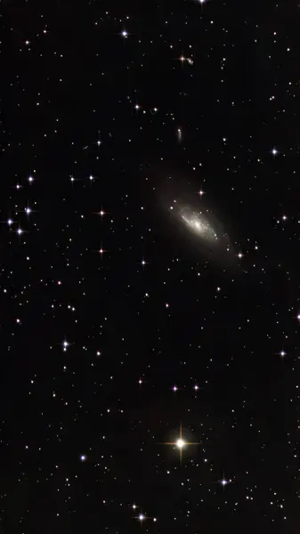 M106 Galaxia Espiral Espacio Profundo Fotos De Stock