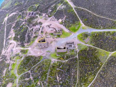 Wheal Coates, Air Cornwall İngiltere 'den. 