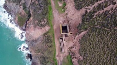 Wheal Coates, İngiltere 'den İngiltere' nin Towanroath Motor Evi 'ne. 
