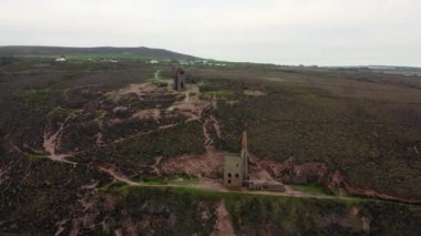 Wheal Coates, İngiltere 'den İngiltere' nin Towanroath Motor Evi 'ne. 