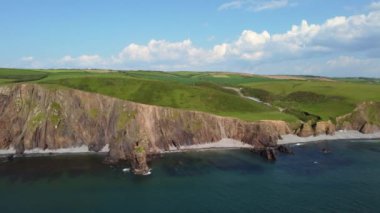 Kum Ağzı Koyu, hava Cornwall Birleşik Hava Aracı 'ndan. 