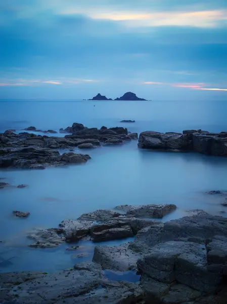 stock image porth nanven beach Cornwall UK 