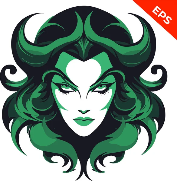 stock vector woman succubus girl, evil icons vector, in the style of fantasy, steel punk, beautiful succubus, Print. Vector illustration. 