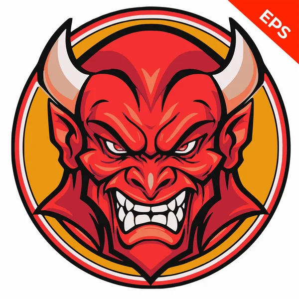 Monstre Démon Maléfique Lions Icônes Vecteur Dans Style Warhammer Acier — Image vectorielle