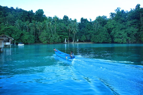 Het Exotische Karakter Van Zeetoerisme Piaynemo Raja Ampat Indonesia Piaynemo — Stockfoto
