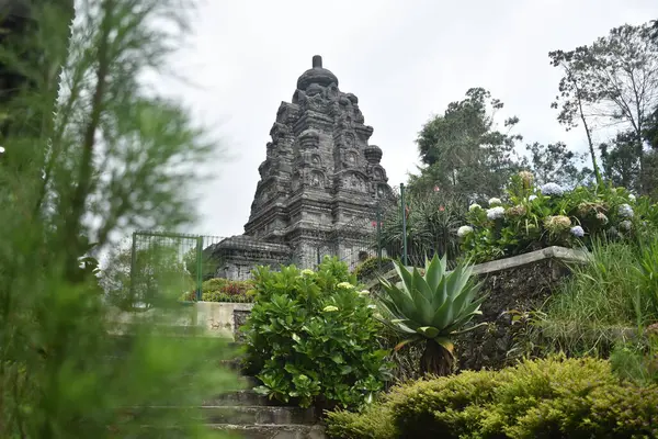 Stock image Bima temple in Dieng, Central Java, Indonesia. This temple is a famous tourist attraction