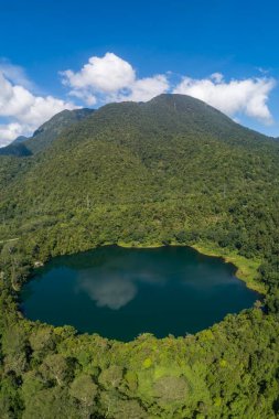 Endonezya 'nın Doğu Nusa Tenggara Eyaleti' ndeki Ranam Gölü 'nün egzotik doğal turizmi. 1,200 hektarlık bir yükseklikte 5 hektarlık bir alana sahip..