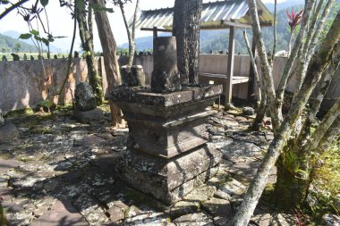 Petungkriyono, Pekalongan Regency, Central Java, Endonezya 'daki antik tarihi lingga yoni Naga Pertala bölgesi. İlginç bir geçmiş..