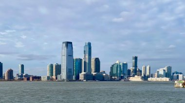 Central Park Manhattan ufuk çizgisi denizi Hudson New York, ABD  