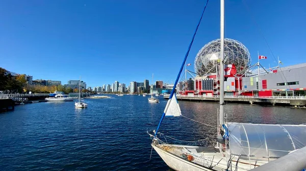 Marina Bay City Vancouver Columbia Británica Paisaje Urbano — Foto de Stock