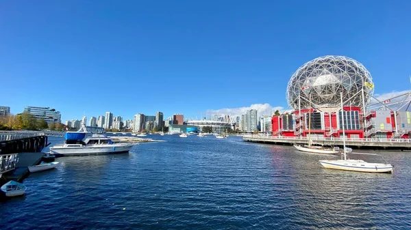 Marina Bay City Vancouver Columbia Británica Paisaje Urbano — Foto de Stock