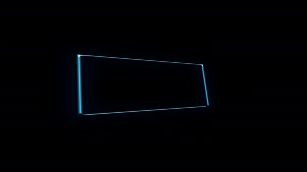 Neon Ile Titrek Efekti Ile Yazıldı — Stok video