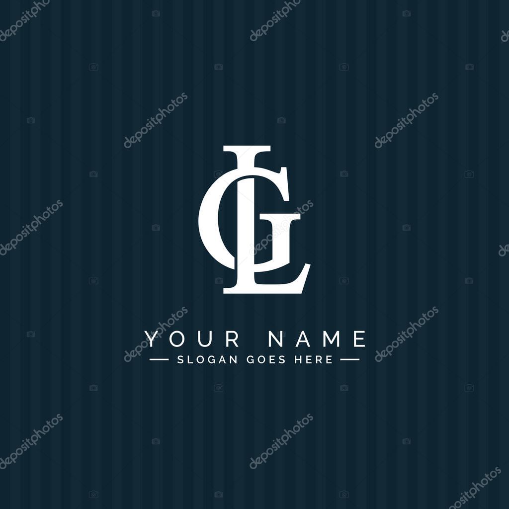 Initial GL or LG Vector Logo - Elegant Monogram Template for letter G and L for your Business