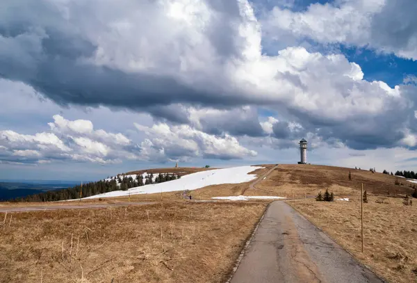 stock image The Feldbergturm is a tower on top of the feldberg mountain in the German Black Forest