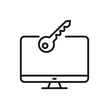 Düzenlenebilir Geçiş Anahtarı Simgesi, Vektör illüstrasyonu beyaz arkaplanda izole edildi. Sunum, web sitesi veya mobil uygulama için kullanılacak