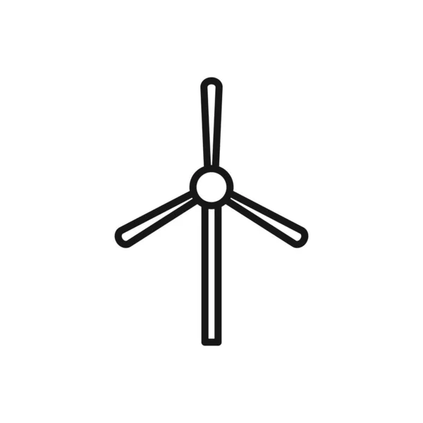 Icône Modifiable Windmill Illustration Vectorielle Isolée Sur Fond Blanc Utilisant — Image vectorielle