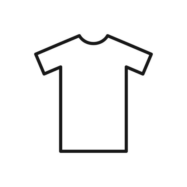 Editable Icon Shirt Vector Illustration Isolated White Background Using Presentation — Stock Vector