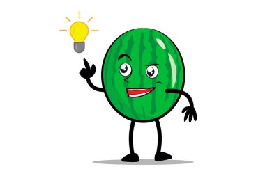 Karpuz maskotu ya da karakteri harika bir fikir buldu.