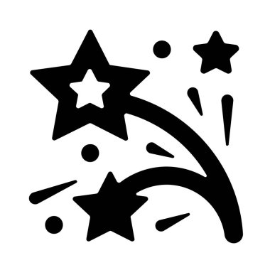 Noel yıldızları simgesi, satır biçimi