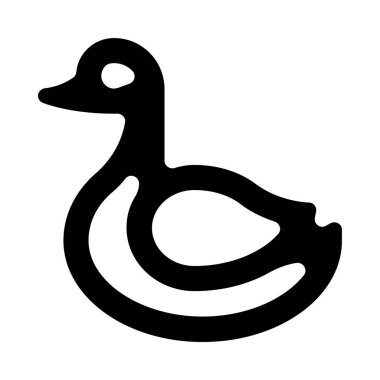 ördek vektör ince çizgi