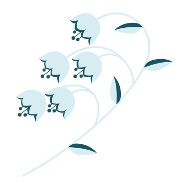 çiçek arka plan vektör tasarımı