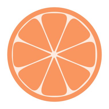 turuncu simge. turuncu vektör illüstrasyonu