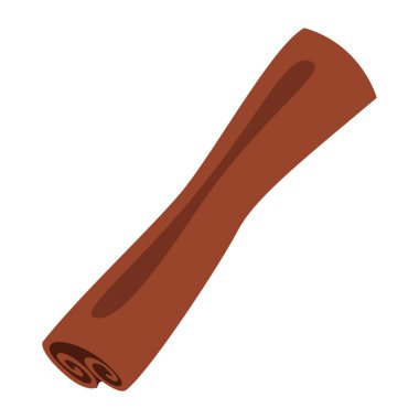 izole edilmiş çikolata renkli baston şeker ikonu vektör illüstrasyonu