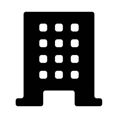 Otel simgesi vektör illüstrasyonu