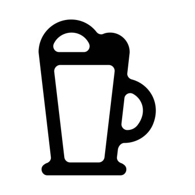 Kahve bardağı ikonu, çizgi tarzı.