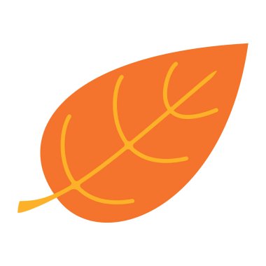 Yaprak. Web simgesi basit illüstrasyon