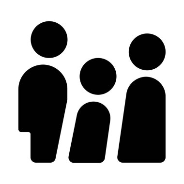 insanlar simge vektör illüstrasyonu