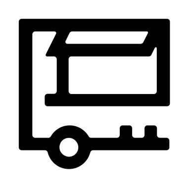 bus taşıma vektörü simgesi