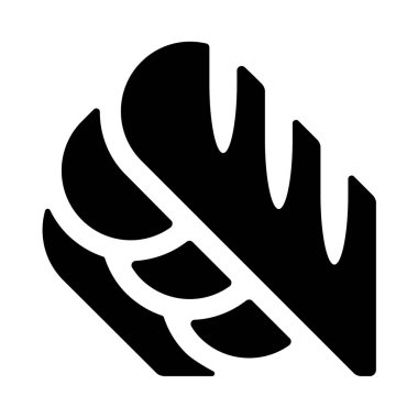 Tüy ikonu. vektör illüstrasyonu