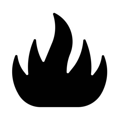 ateş alevleri, vektör simgesi