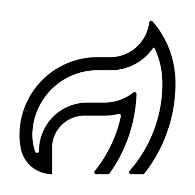 Anahat biçiminde hayvan kuş kaz simgesi