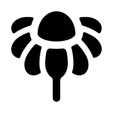 Bir çiçeğin vektör illüstrasyonu