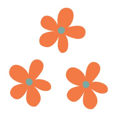 güzel çiçek süsleme çizgisi vektör simgesi tasarımı