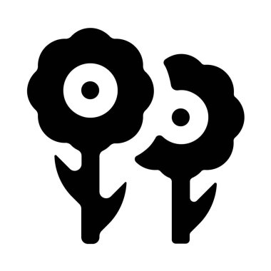 Kahve Fasulyesi simgesi, vektör illüstrasyonu